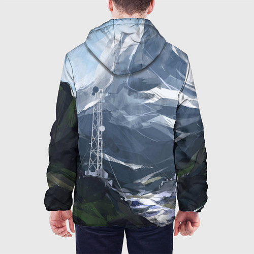 Мужская куртка Горы Алтая / 3D-Белый – фото 4