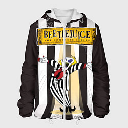 Куртка с капюшоном мужская Beetlejuice: The complete, цвет: 3D-белый