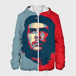 Куртка с капюшоном мужская Che Guevara, цвет: 3D-белый