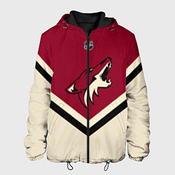 Куртка с капюшоном мужская NHL: Arizona Coyotes, цвет: 3D-черный