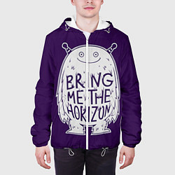 Куртка с капюшоном мужская Bring Me The Horizon, цвет: 3D-белый — фото 2