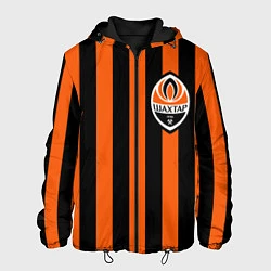Куртка с капюшоном мужская ФК Шахтер Донецк, цвет: 3D-черный