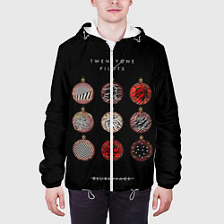 Куртка с капюшоном мужская Twenty One Pilots: New year, цвет: 3D-белый — фото 2