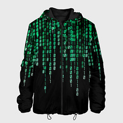 Мужская куртка Цифровой поток из матрицы