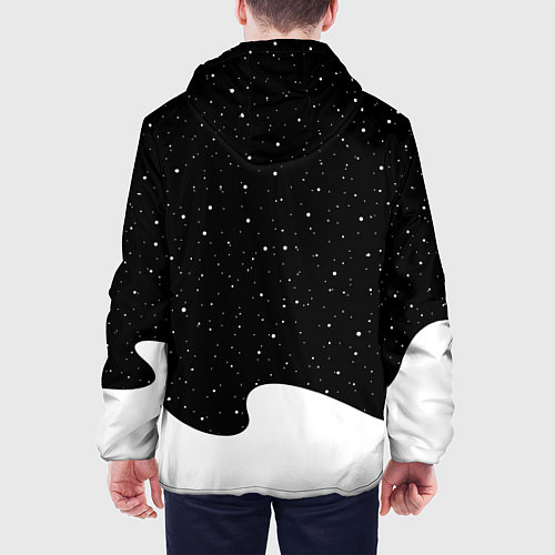 Мужская куртка Маленький космонавт / 3D-Белый – фото 4