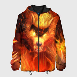 Куртка с капюшоном мужская Fire Wolf, цвет: 3D-черный