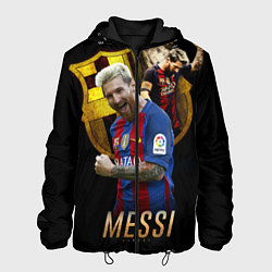 Куртка с капюшоном мужская Messi Star, цвет: 3D-черный