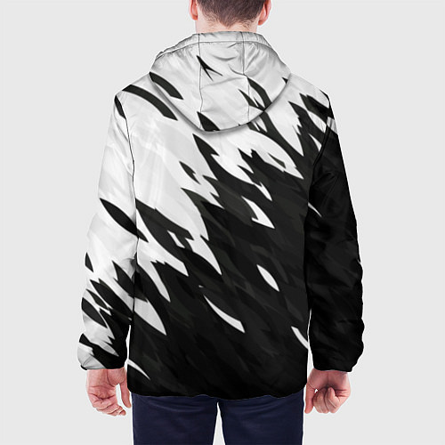 Мужская куртка Black & white / 3D-Белый – фото 4
