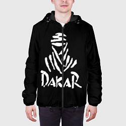 Куртка с капюшоном мужская Dakar, цвет: 3D-черный — фото 2
