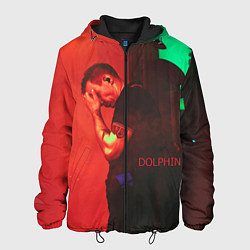 Куртка с капюшоном мужская Dolphin Pain, цвет: 3D-черный