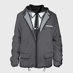 Куртка с капюшоном мужская Костюм, цвет: 3D-черный