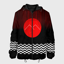 Куртка с капюшоном мужская Twin Peaks Sun, цвет: 3D-черный