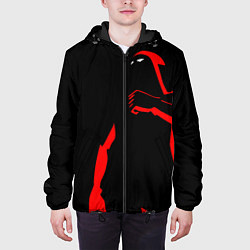 Куртка с капюшоном мужская Dethklok: Dark Man, цвет: 3D-черный — фото 2