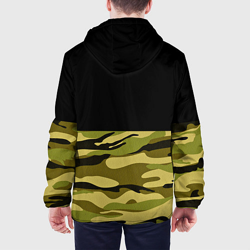 Мужская куртка Лесной Камуфляж / 3D-Черный – фото 4