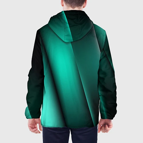 Мужская куртка Emerald lines / 3D-Черный – фото 4
