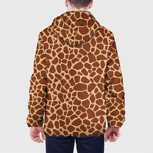 Мужская куртка Жираф / 3D-Белый – фото 4