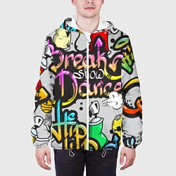 Куртка с капюшоном мужская Break Show Dance, цвет: 3D-белый — фото 2