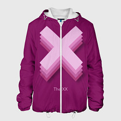 Куртка с капюшоном мужская The XX: Purple, цвет: 3D-белый