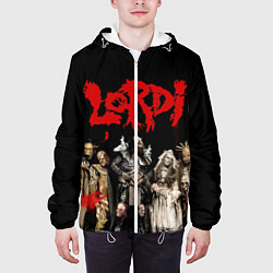 Куртка с капюшоном мужская LORDI, цвет: 3D-белый — фото 2