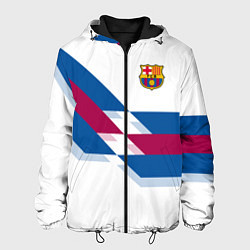 Куртка с капюшоном мужская FC Barcelona, цвет: 3D-черный