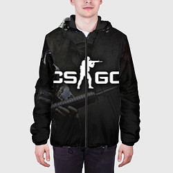 Куртка с капюшоном мужская CS:GO SWAT, цвет: 3D-черный — фото 2