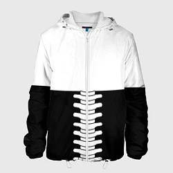 Куртка с капюшоном мужская Мясо да Кости 2, цвет: 3D-белый
