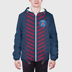 Куртка с капюшоном мужская FC PSG: Creative, цвет: 3D-белый — фото 2