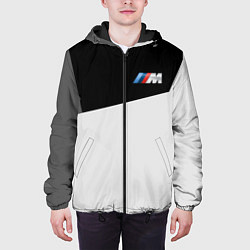 Куртка с капюшоном мужская BMW SportWear, цвет: 3D-черный — фото 2