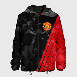 Куртка с капюшоном мужская FC Manchester United: Abstract, цвет: 3D-черный