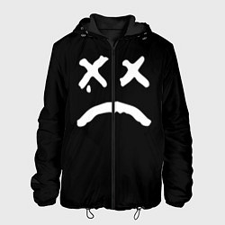 Куртка с капюшоном мужская Lil Peep: RIP Smile, цвет: 3D-черный