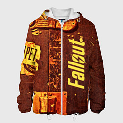 Куртка с капюшоном мужская Fallout: Steampunk, цвет: 3D-белый
