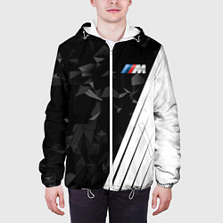 Куртка с капюшоном мужская BMW 2018 M Sport, цвет: 3D-белый — фото 2