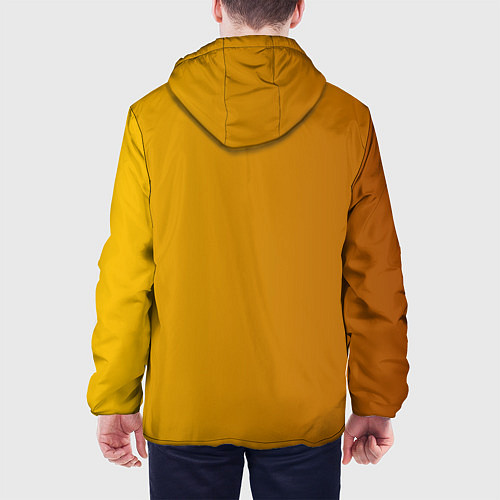 Мужская куртка Chevrolet желтый градиент / 3D-Белый – фото 4