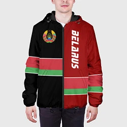 Куртка с капюшоном мужская Belarus Style, цвет: 3D-черный — фото 2