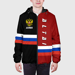 Куртка с капюшоном мужская Altai, Russia, цвет: 3D-черный — фото 2