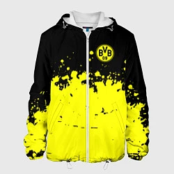 Куртка с капюшоном мужская FC Borussia Sport, цвет: 3D-белый