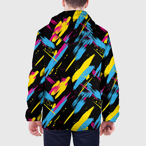 Мужская куртка CMYK 80s / 3D-Белый – фото 4