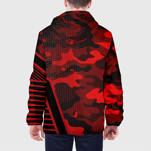 Мужская куртка CS:GO Red Camo / 3D-Белый – фото 4