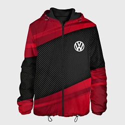 Куртка с капюшоном мужская Volkswagen: Red Sport, цвет: 3D-черный