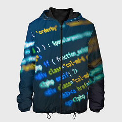 Куртка с капюшоном мужская Programming Collection, цвет: 3D-черный