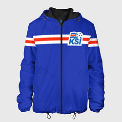 Куртка с капюшоном мужская KSI ICELAND SPORT, цвет: 3D-черный