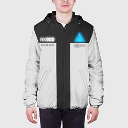Куртка с капюшоном мужская RK900: Become Human, цвет: 3D-черный — фото 2