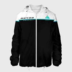 Куртка с капюшоном мужская Detroit: AX400, цвет: 3D-белый