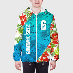 Куртка с капюшоном мужская Rainbow Six: Sunsplash Pack, цвет: 3D-белый — фото 2