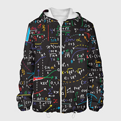 Куртка с капюшоном мужская Math, цвет: 3D-белый