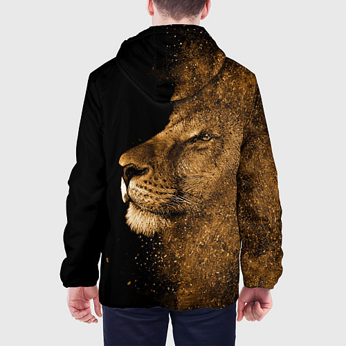 Мужская куртка Песчаный лев / 3D-Белый – фото 4