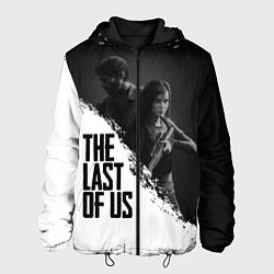 Куртка с капюшоном мужская The Last of Us: White & Black, цвет: 3D-черный