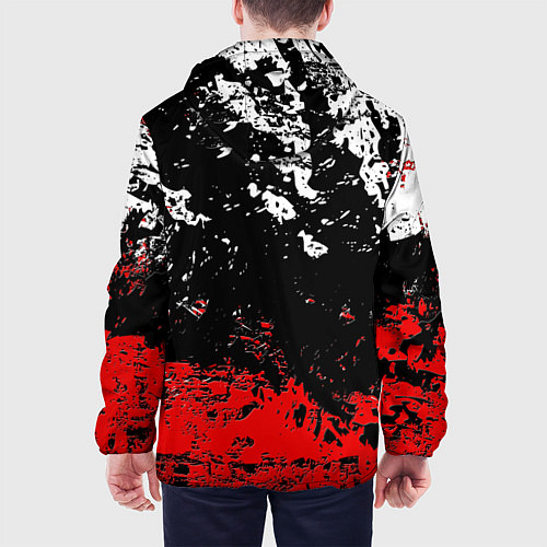 Мужская куртка Брызги красок / 3D-Белый – фото 4