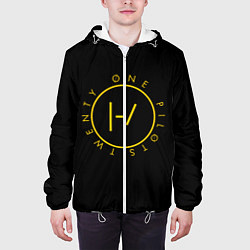 Куртка с капюшоном мужская 21 Pilots: Light Logo, цвет: 3D-белый — фото 2