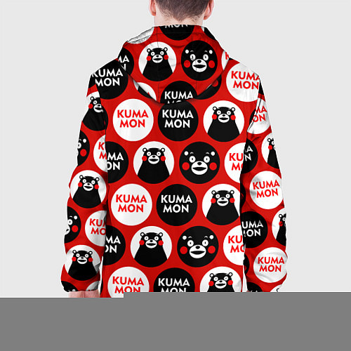 Мужская куртка Kumamon Pattern / 3D-Белый – фото 4